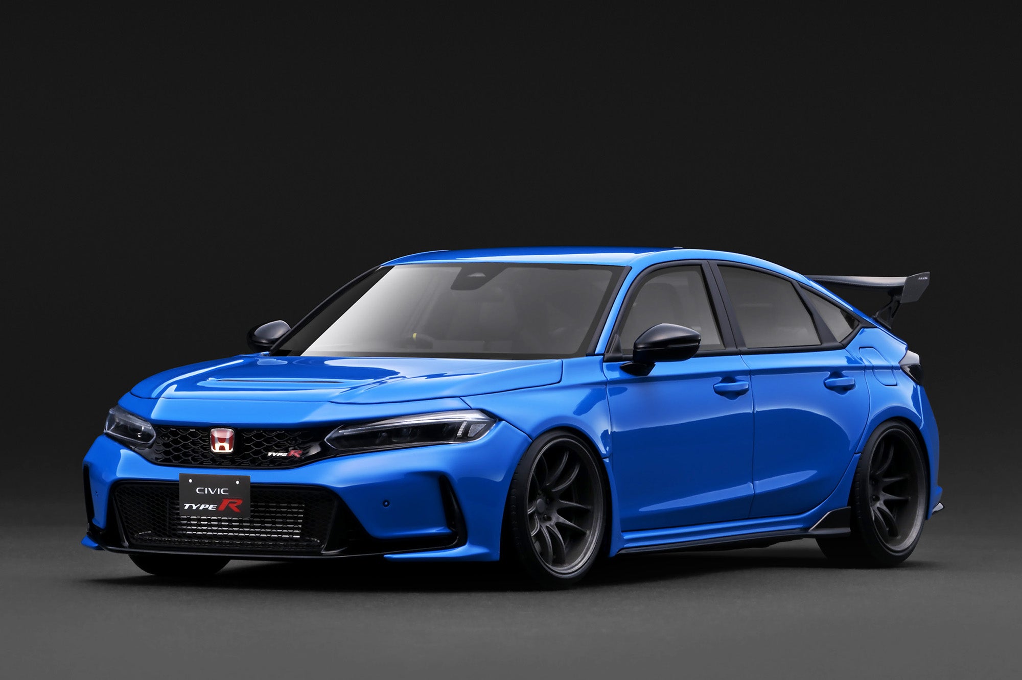 [IGNITION MODEL] 1:18 Honda Civic Type-R J'S Racing (FL5) Light Blue [IG3938] - Toy Space Diecast Online Store Singapore
