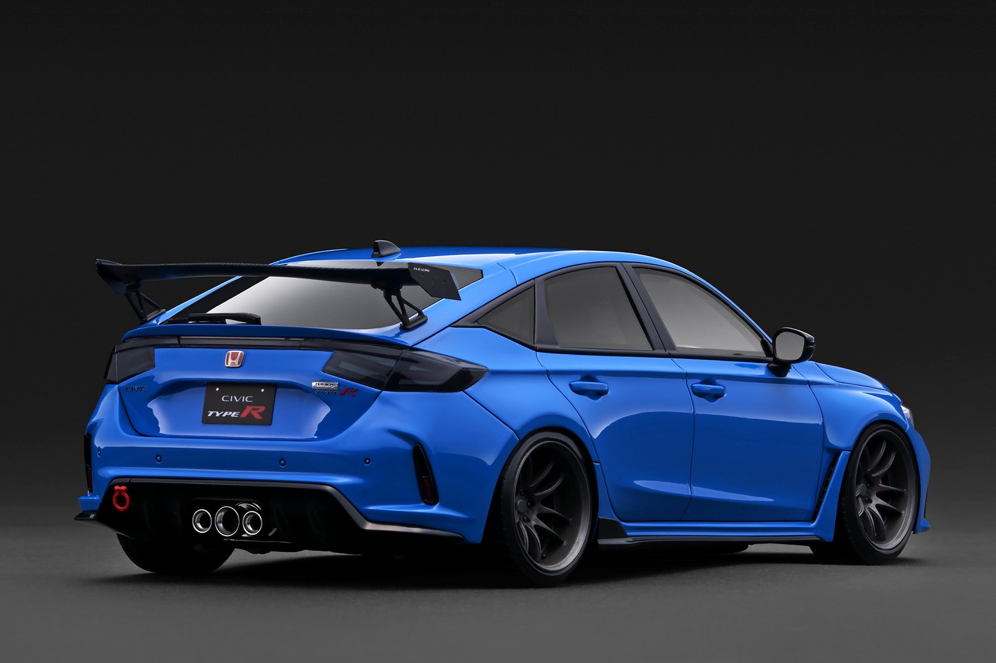 [IGNITION MODEL] 1:18 Honda Civic Type-R J'S Racing (FL5) Light Blue [IG3938] - Toy Space Diecast Online Store Singapore