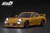 [IGNITION MODEL] 1:18 INITIAL D Mazda RX-7 Mazda Speed A-Spec (FD3S) Yellow Sound & LED Version [IG3940]