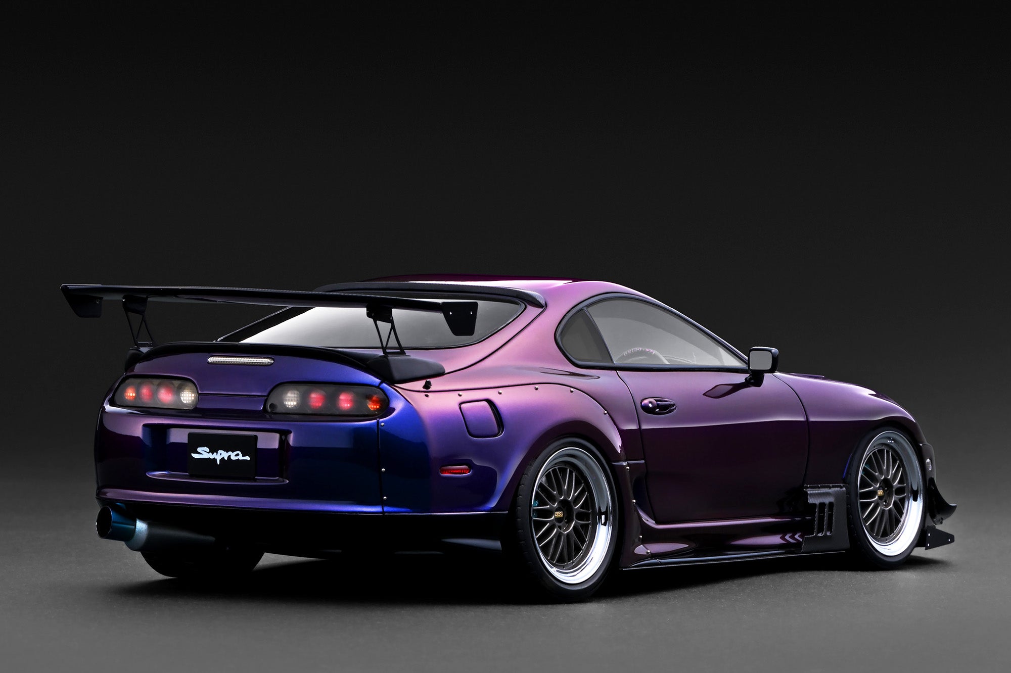 [IGNITION MODEL] 1:18 Toyota Supra RZ (JZA80) Purple Metallic [IG3947] - Toy Space Diecast Online Store Singapore