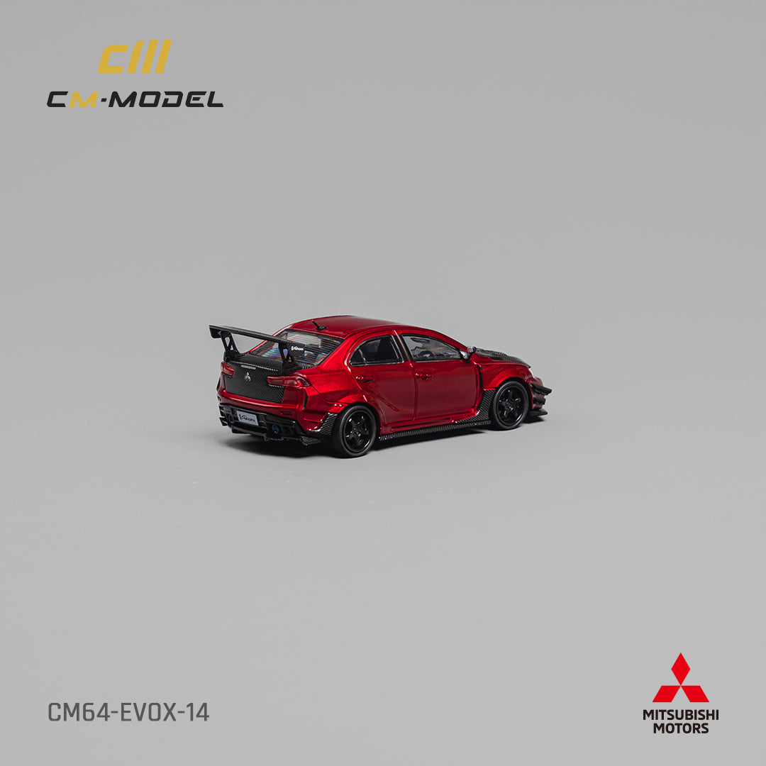 [CM MODEL] 1:64 Mitsubishi Lancer Evo X Varis Metallic Red