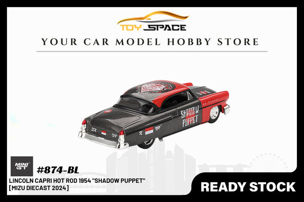 [MINI GT] Lincoln Capri Hot Rod 1954 "Shadow Puppet" [MIZU Diecast 2024]