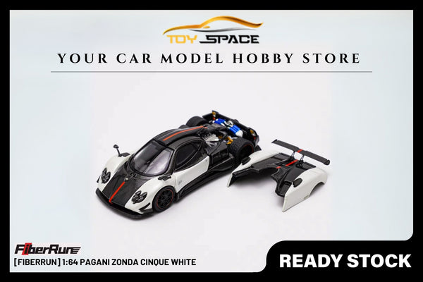 [FIBERRUN] 1:64 Pagani Zonda Cinque White