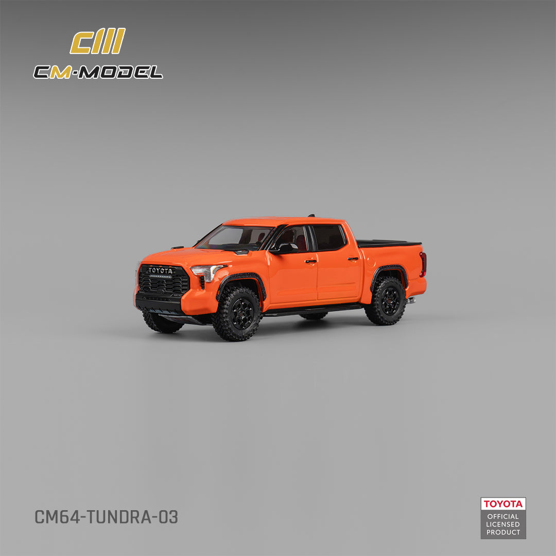 [CM MODEL] 1:64 Toyota Tundra TRD Orange