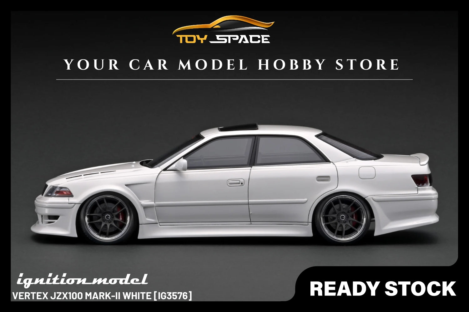 [IGNITION MODEL] 1:18 VERTEX JZX100 MARK-II White [IG3576]