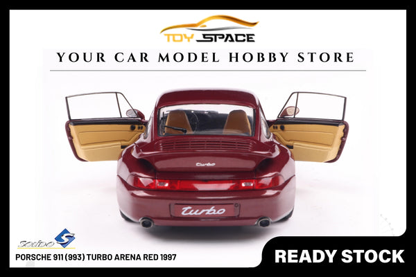[SOLIDO] 1:18 Porsche 911 (993) Turbo Arena Red 1997