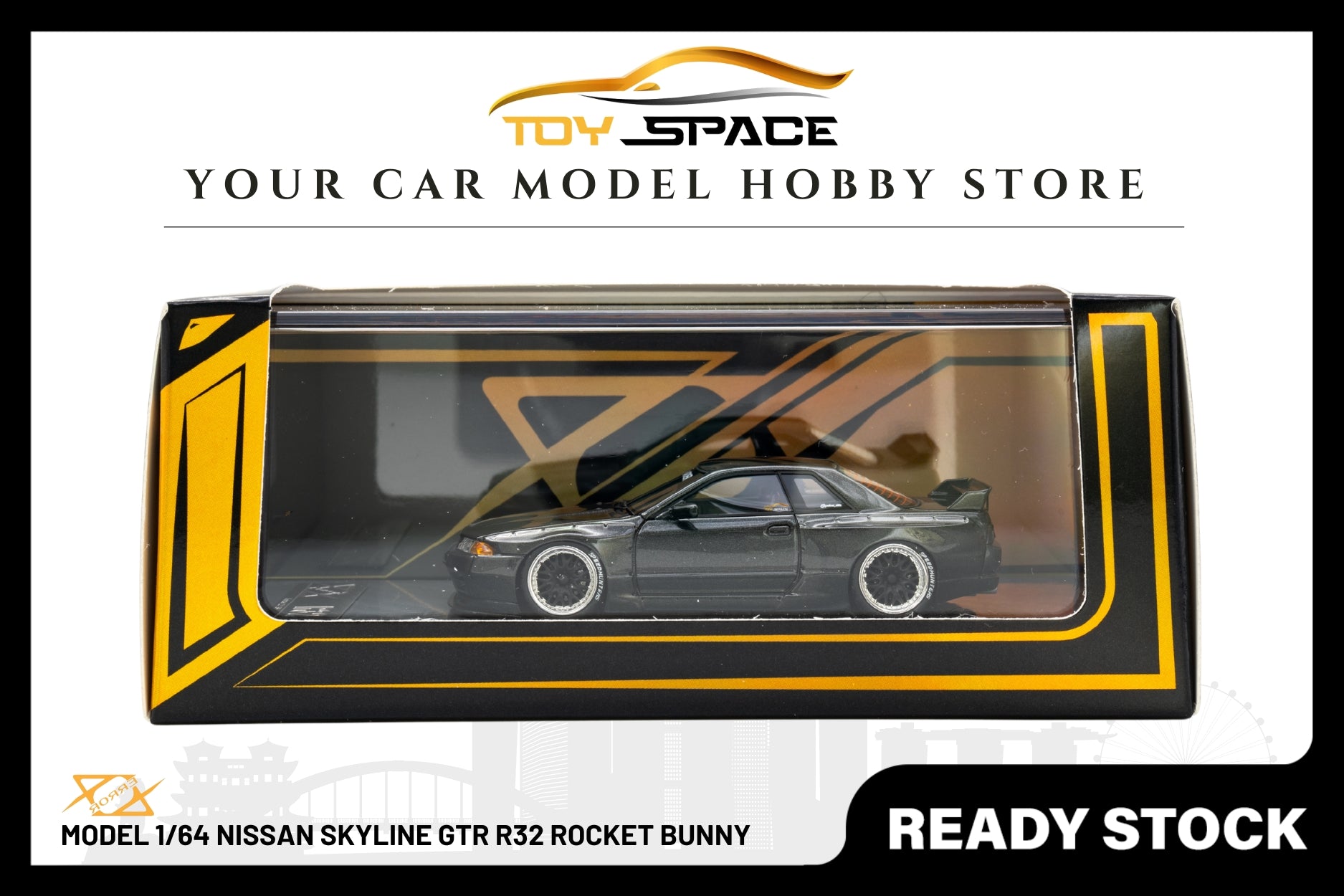 [ERROR 404 MODEL] 1/64 Nissan Skyline GTR R32 Rocket Bunny [Limited 299pcs]