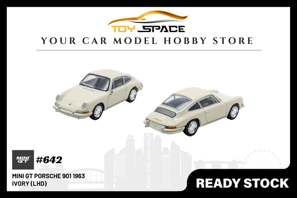 Mini GT Porsche 901 1963 Ivory (LHD)