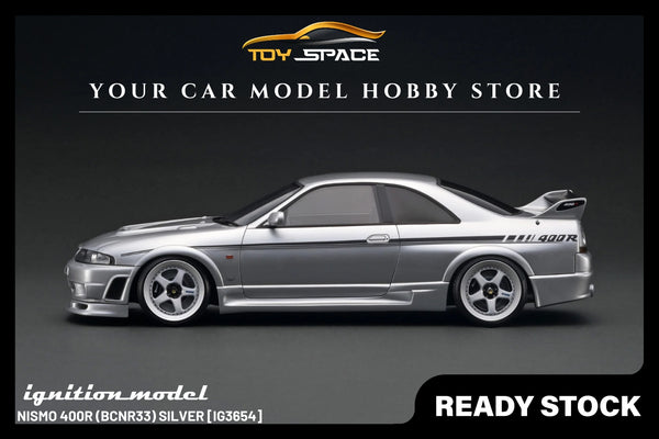 [IGNITION MODEL] 1:18 NISMO 400R (BCNR33) Silver [IG3654]