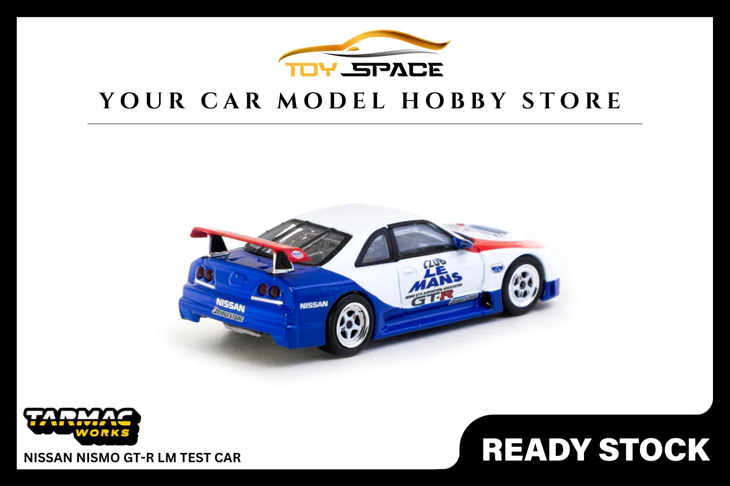 [TARMAC WORKS] 1:64 Nissan Nismo GT-R LM Test Car - HOBBY64