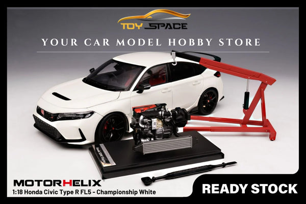 [MOTORHELIX] 1:18 Honda Civic Type R FL5 - Championship White