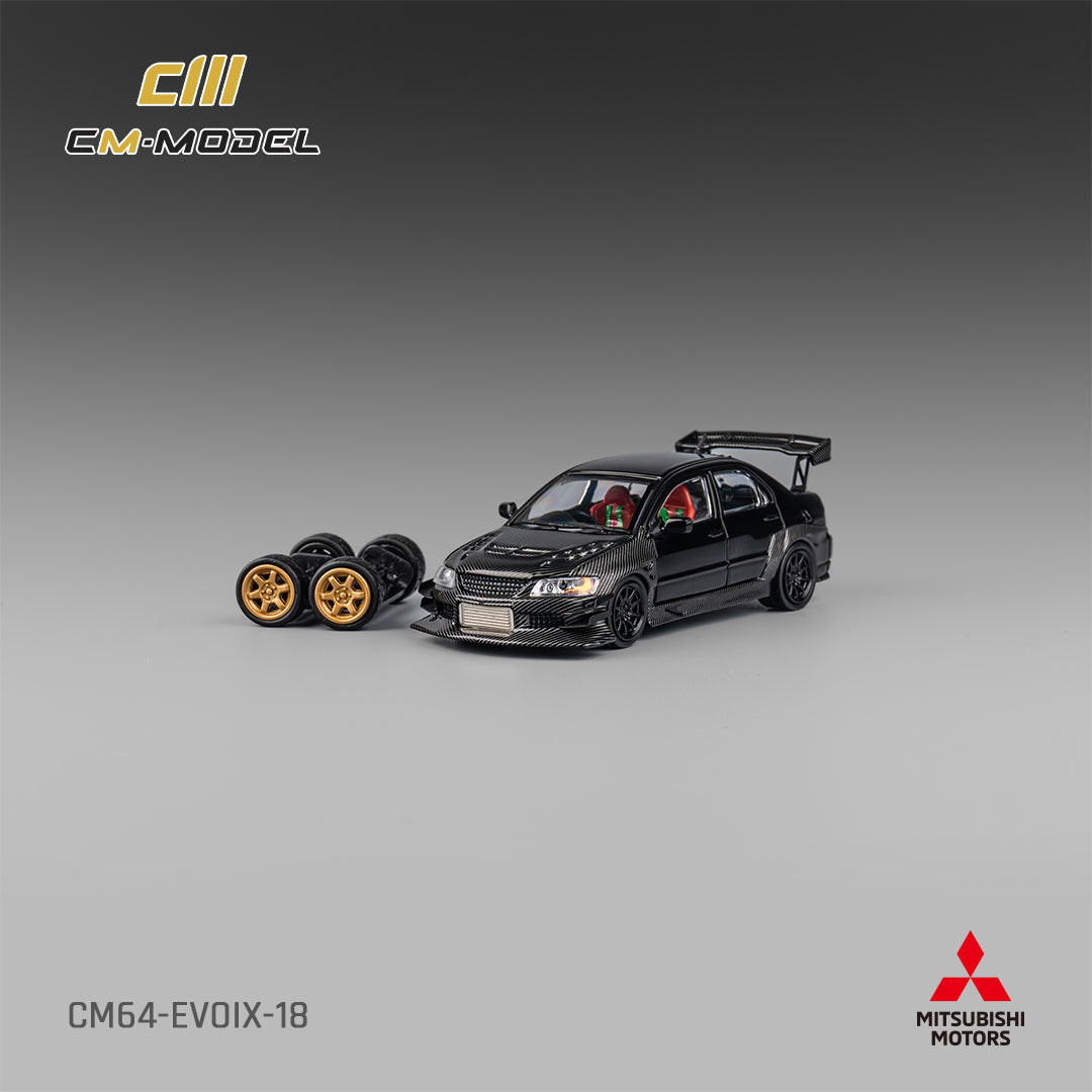 [CM MODEL] 1:64 Mitsubishi Lancer Evo IX Carbon