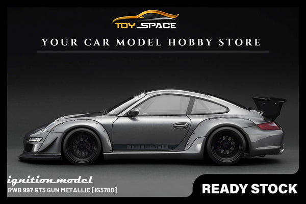 [IGNITION MODEL] 1:18 RWB 997 GT3 Gun Metallic [IG3780]