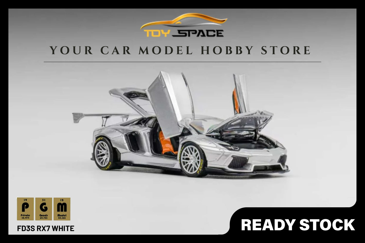 [PGM] 1:64 LBWK Lamborghini 700 GT Show Limited Edition Luxury Verison