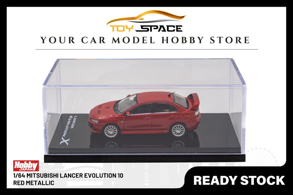 Hobby Japan 1/64 Mitsubishi Lancer Evolution 10 Red Metallic