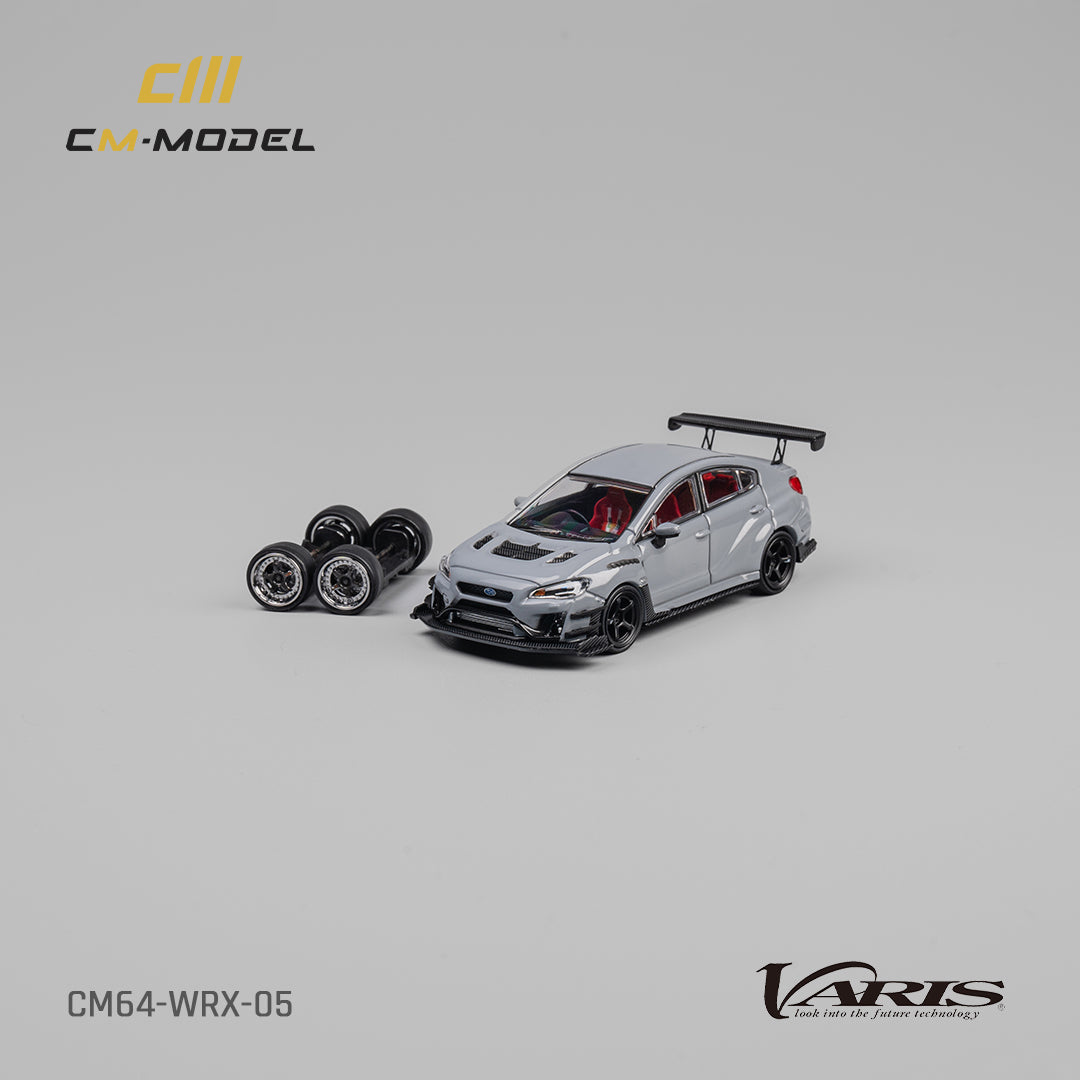 [CM MODEL] 1/64 Subaru WRX Varis Widebody 2.0 Gray