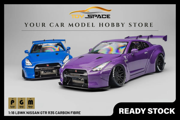 [PGM] 1:18 LBWK Nissan GTR R35 Carbon Fibre