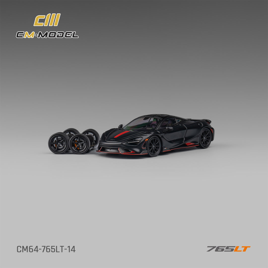 [CM MODEL] 1:64 Mclaren 765LT Matt Black