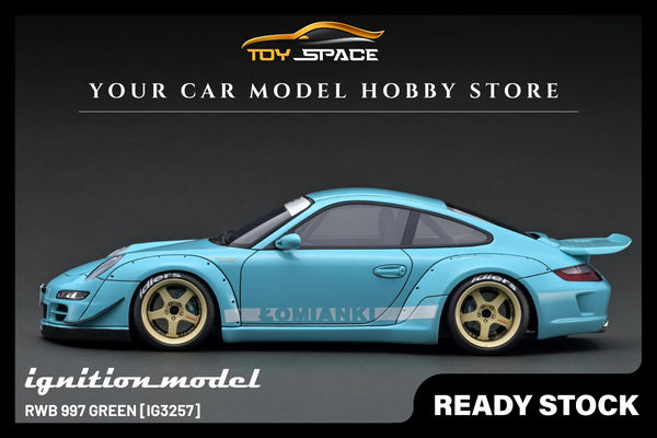 RWB997 イグニションモデル1/18ブルー 1:18 RWB 997 -- Turquoise Blue -- Ignition Model Porsche 911