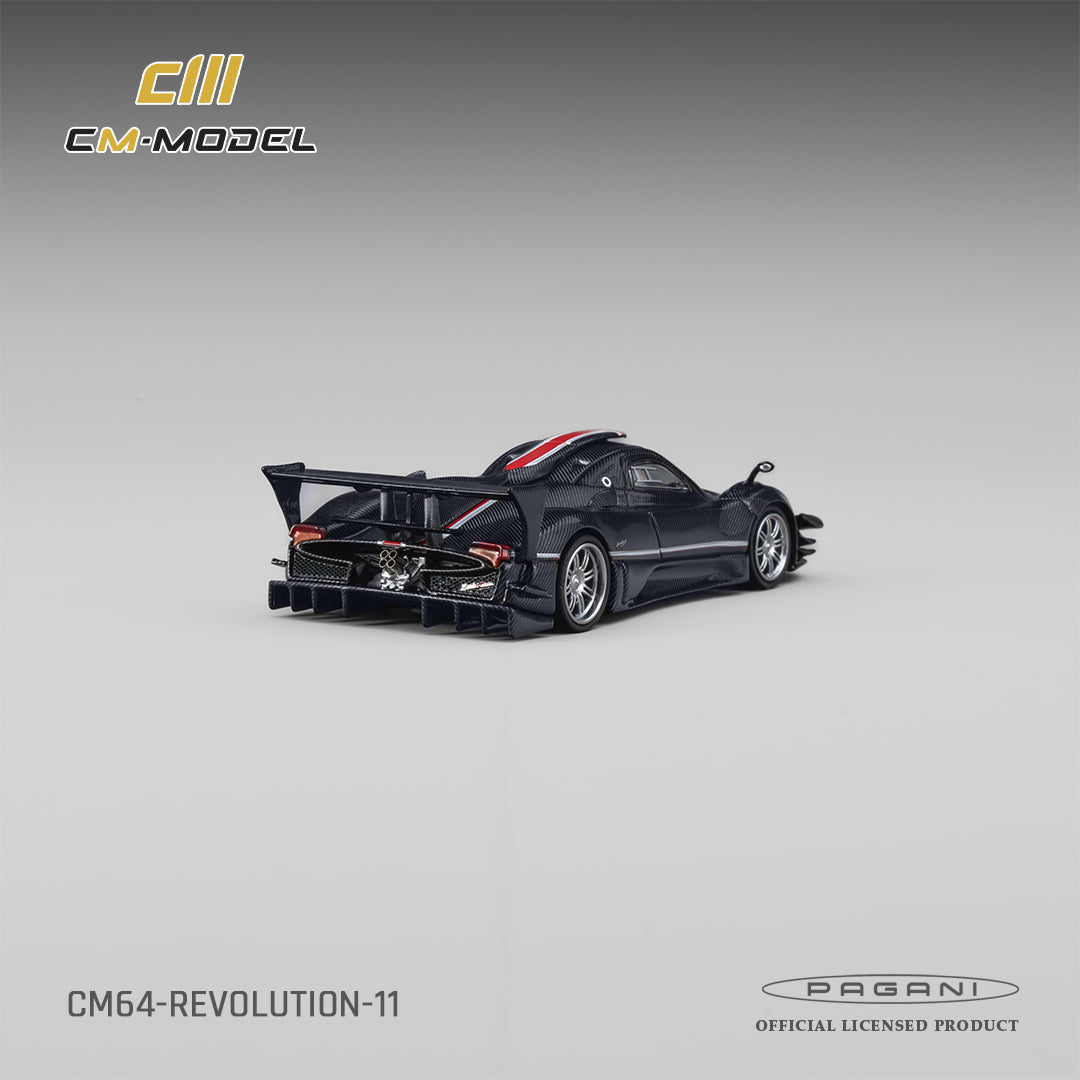 [CM MODEL] 1:64 Pagani Zonda Revlucion Navy Carbon Fiber