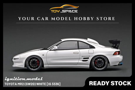 [IGNITION MODEL] 1/18 Toyota MR2 (SW20) White [IG3336] - Toy Space Diecast Online Store Singapore