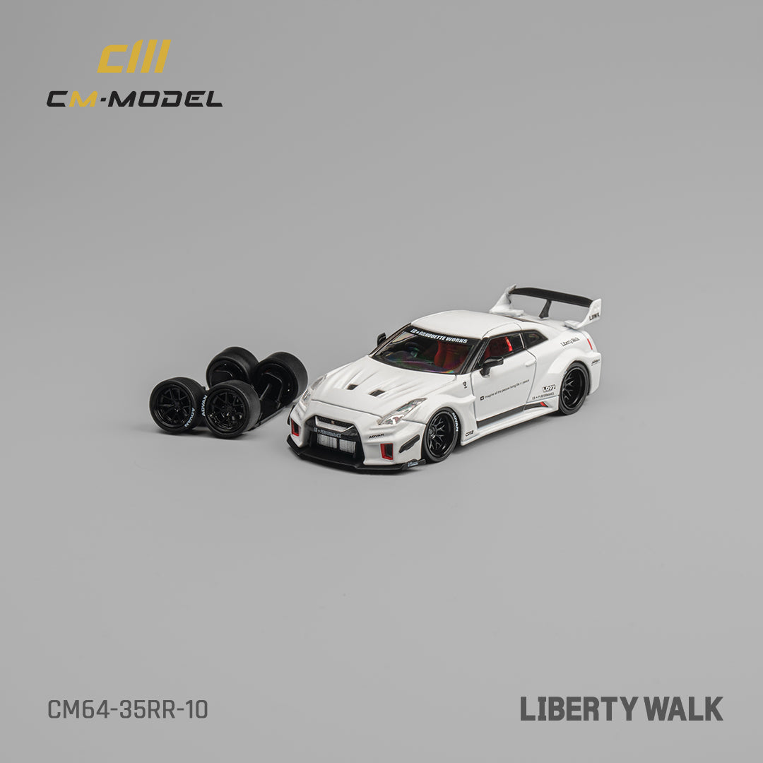 [CM MODEL] 1/64 Nissan LBWK Supersilhouette 35GT-RR White