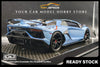 [ULTRA UNIQUE] 1:18 Lamborghini Aventador SVJ Roadster Ice Blue