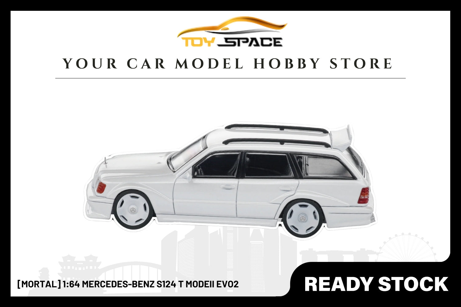 [MORTAL] 1:64 Mercedes-Benz S124 T MODEII EVO2