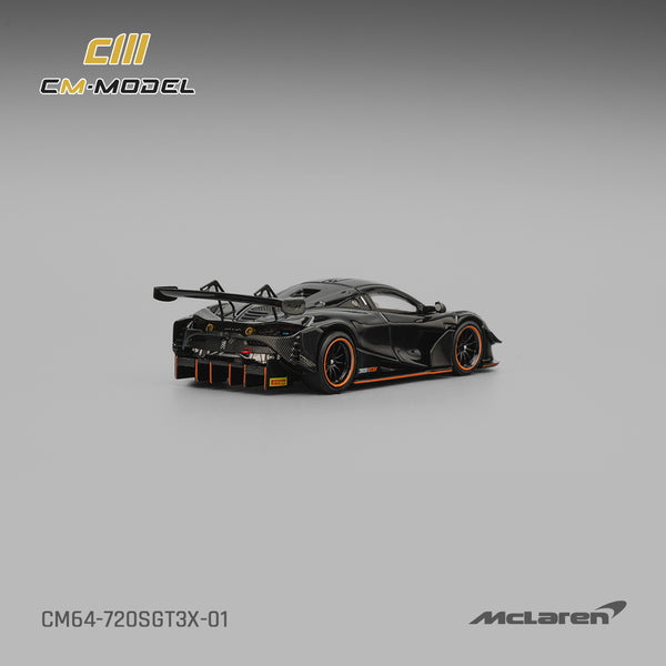 [CM MODEL] 1:64 Mclaren 720SGT3X Black