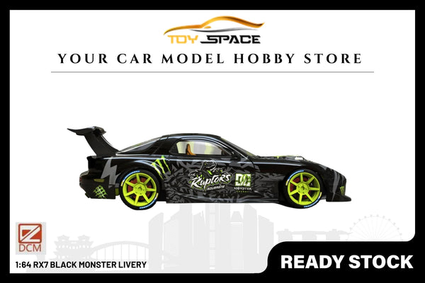 [DCM] 1:64 RX7 Black Monster Livery