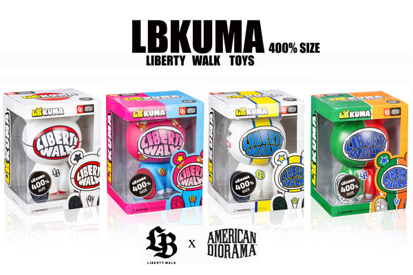 [AMERICAN DIORAMA] Liberty Walk Kuma 400% Style 01 (28cm) *LBWK Licensed Product