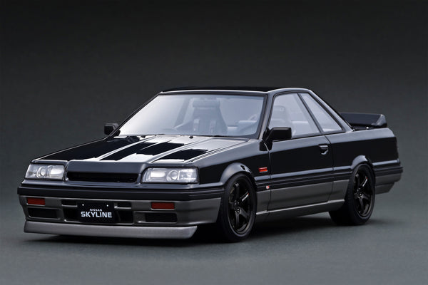 [IGNITION MODEL] 1:18 Nissan Skyline GTS-R (R31) Black/Silver [IG4010]