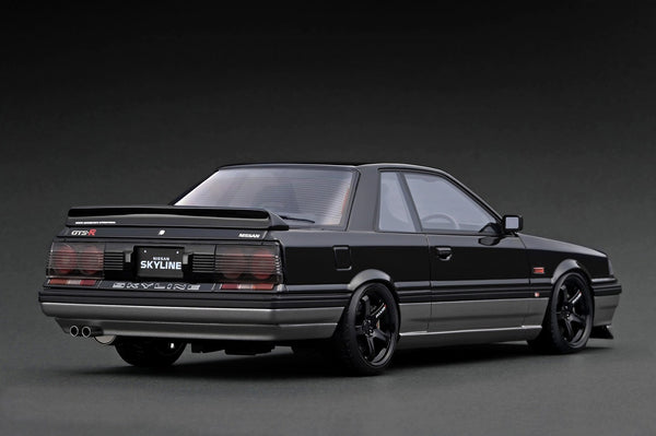 [IGNITION MODEL] 1:18 Nissan Skyline GTS-R (R31) Black/Silver [IG4010]