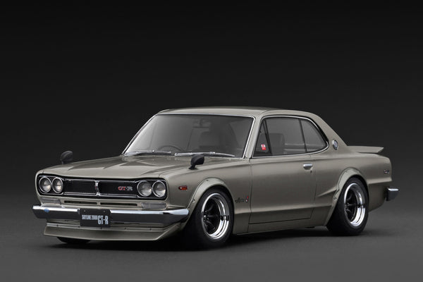 [IGNITION MODEL] 1:18 Nissan Skyline 2000 GT-R (KPGC10) Dark Silver [IG4032]