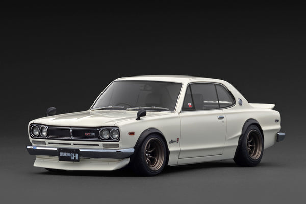 [IGNITION MODEL] 1:18 Nissan Skyline 2000 GT-R (KPGC10) White Ivory [IG4033]