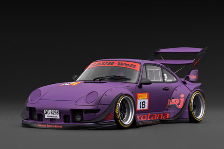 [IGNITION MODEL] 1:18 RWB 993 Matte Purple With Mr. Nakai [IG4042] - Toy Space Diecast Online Store Singapore