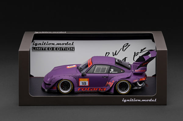 [IGNITION MODEL] 1:18 RWB 993 Matte Purple With Mr. Nakai [IG4042] - Toy Space Diecast Online Store Singapore