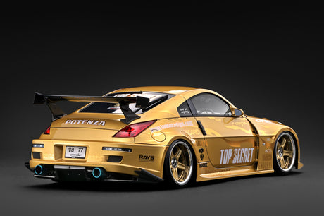 [IGNITION MODEL] 1:18 Top Secret Fairlady Z (Z33) Gold [IG4046] - Toy Space Diecast Online Store Singapore
