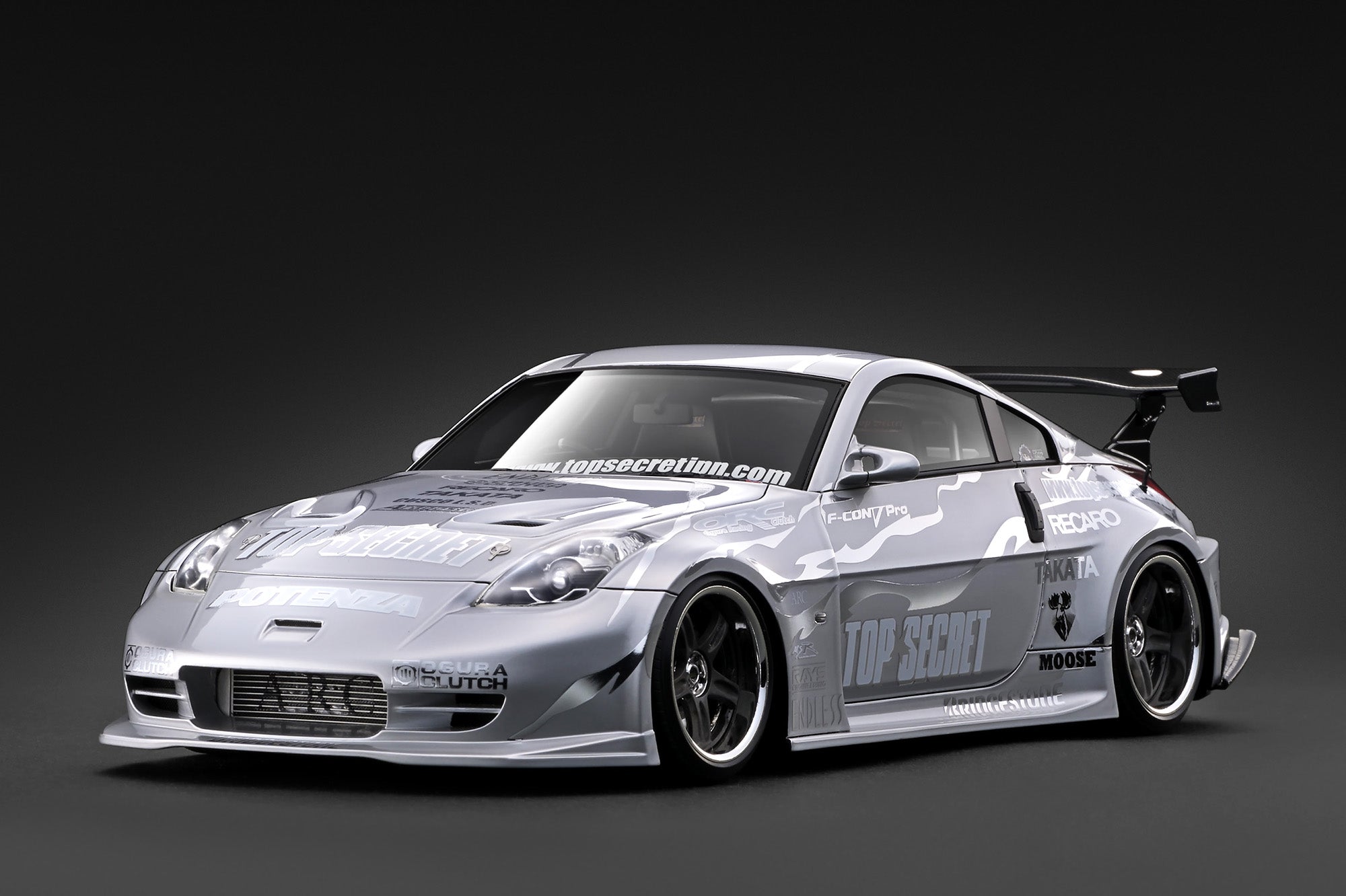 [IGNITION MODEL] 1:18 Top Secret Fairlady Z (Z33) Silver [IG4047]