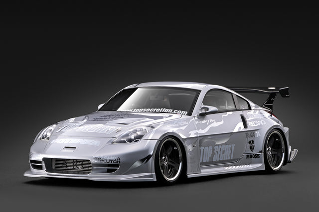 [IGNITION MODEL] 1:18 Top Secret Fairlady Z (Z33) Silver [IG4047] - Toy Space Diecast Online Store Singapore