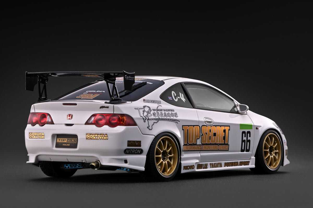 [IGNITION MODEL] 1:18 Top Secret Integra (DC5) White [IG4055] - Toy Space Diecast Online Store Singapore