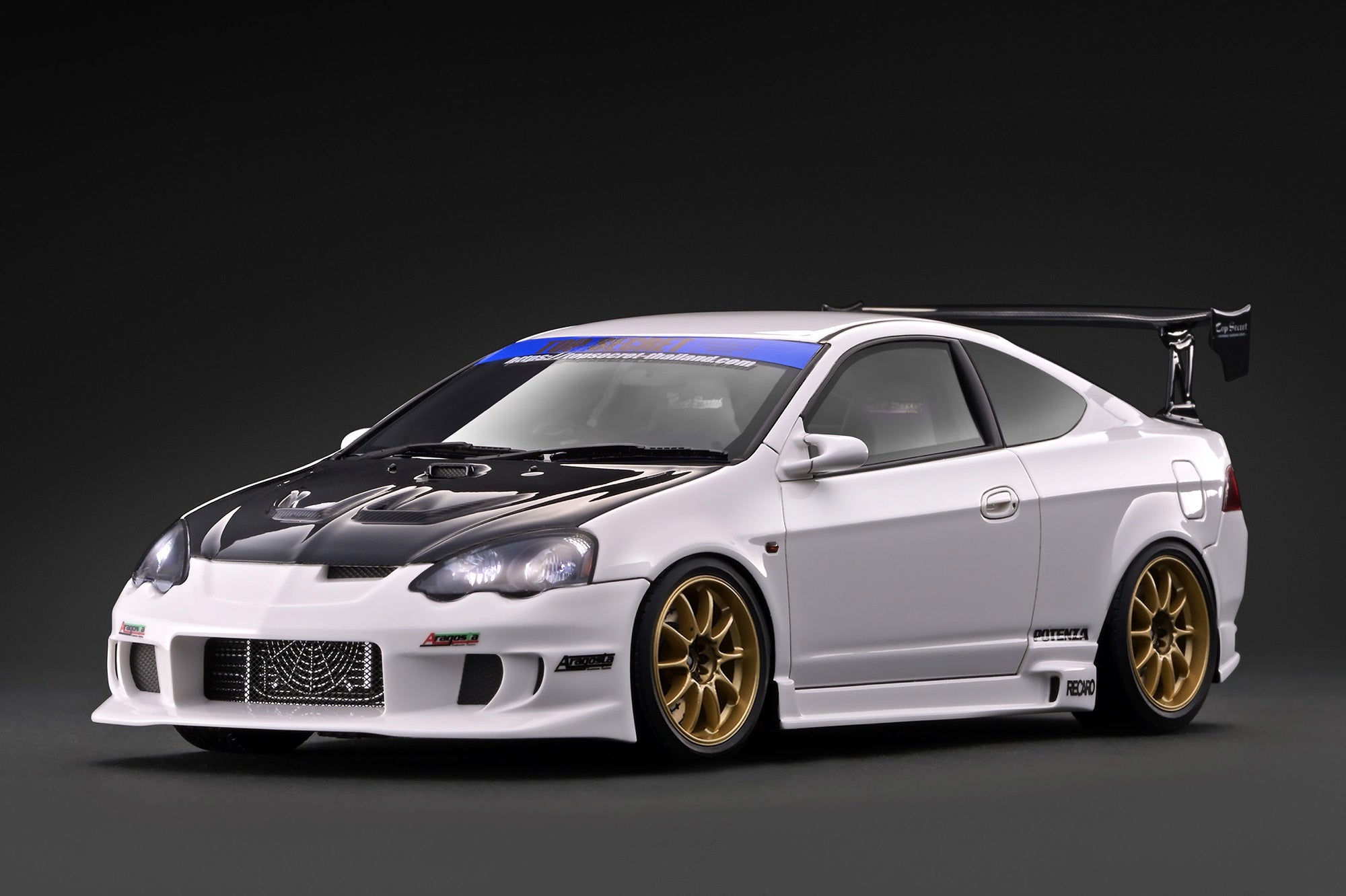 [IGNITION MODEL] 1:18 Top Secret Integra (DC5) White - Plain Color [IG4057]