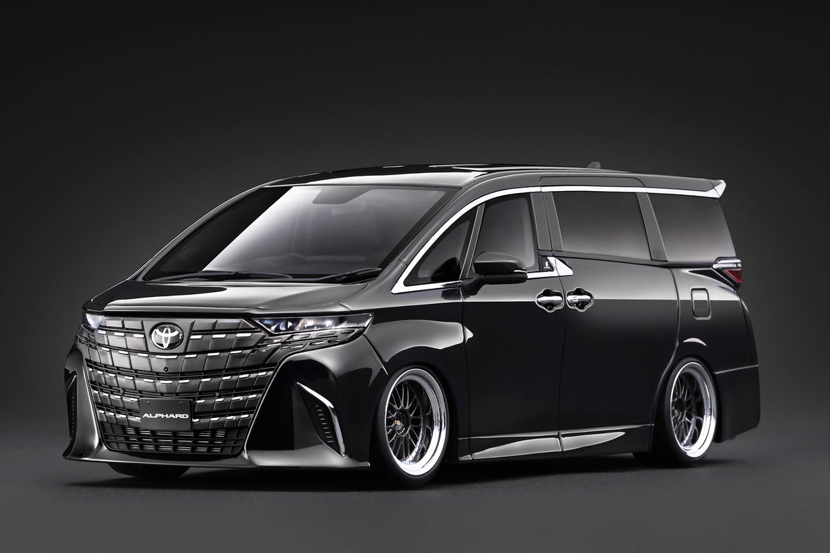 [IGNITION MODEL] 1:18 Toyota Alphard Z (H40W) Black [IG4082] - Toy Space Diecast Online Store Singapore