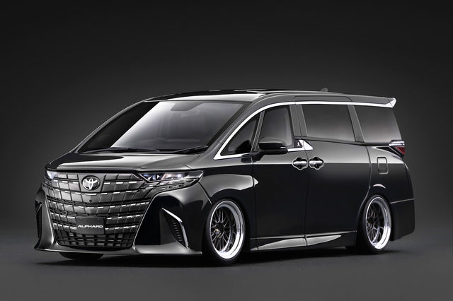 [IGNITION MODEL] 1:18 Toyota Alphard Z (H40W) Black [IG4082] - Toy Space Diecast Online Store Singapore