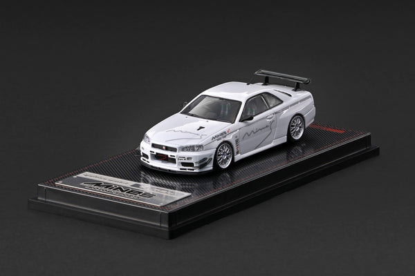 [IGNITION MODEL] 1:64 Nissan Skyline GT-R Mine's (R34) White [IG4092]