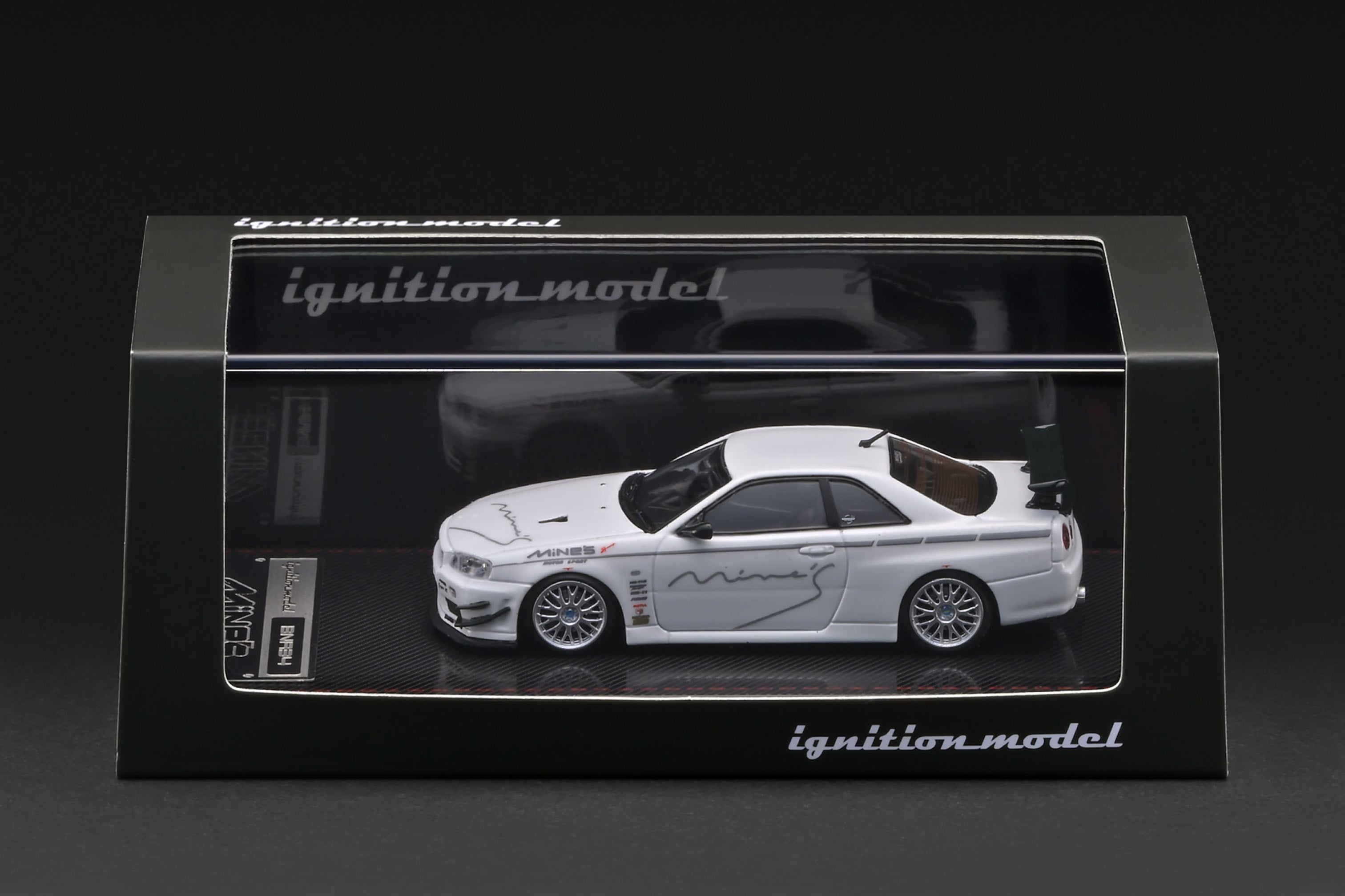 [IGNITION MODEL] 1:64 Nissan Skyline GT-R Mine's (R34) White [IG4092]