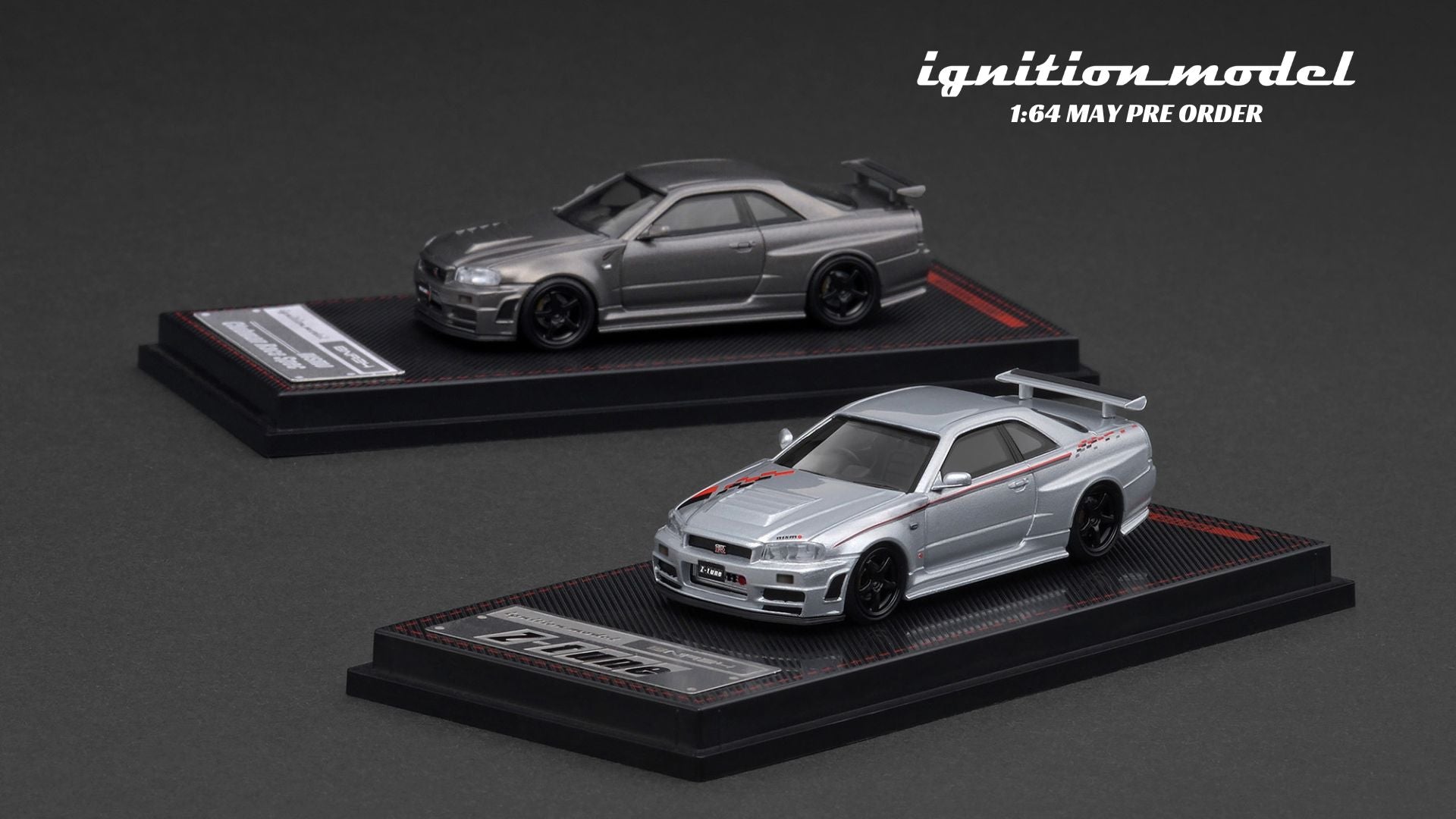[IGNITION MODEL] 1:64 Nismo R34 GT-R Z-Tune Silver [IG3840]