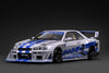 [IGNITION MODEL] 1:18 LB-ER34 Super Silhouette Skyline Silver [IG4136]