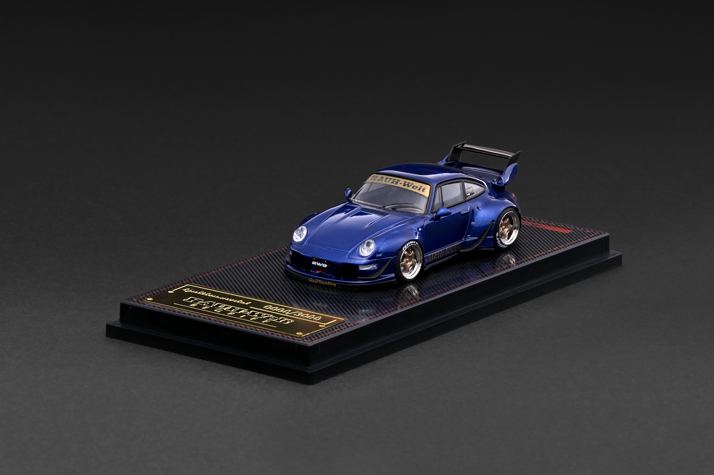 [IGNITION MODEL] 1:64 RWB 993 Blue Metallic 2026 TMCS Limited Edition [IG4143] - Toy Space Diecast Online Store Singapore