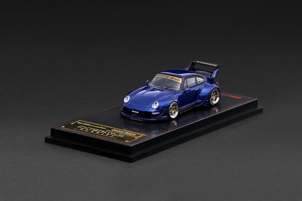 [IGNITION MODEL] 1:64 RWB 993 Blue Metallic 2026 TMCS Limited Edition [IG4143] - Toy Space Diecast Online Store Singapore